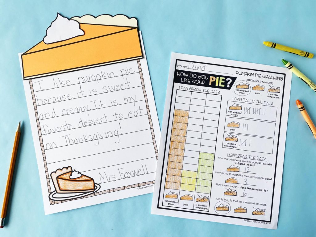 pumpkin-pie-graphing-and-opinion-craft
