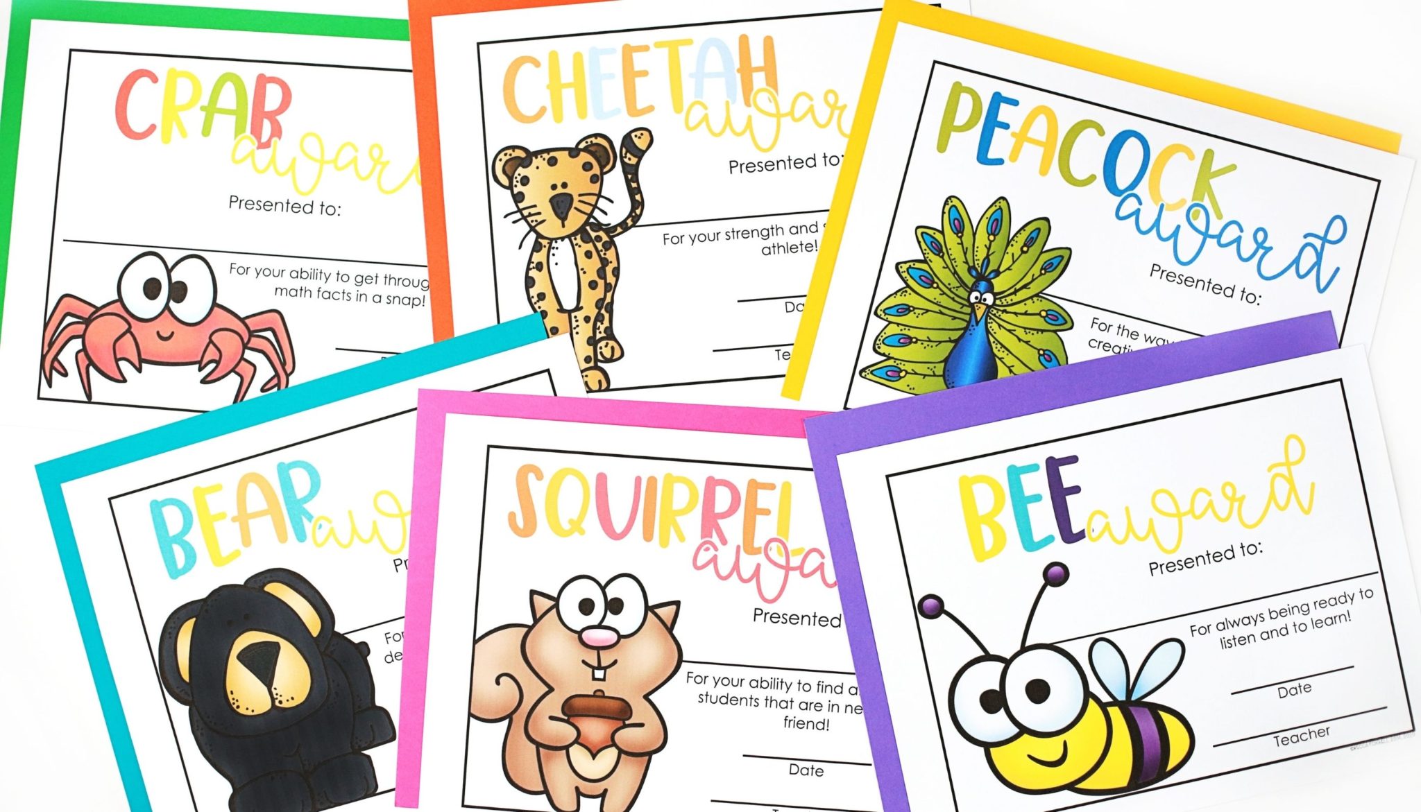 End Of The Year Awards That Students Love Getting! - Foxwell Forest