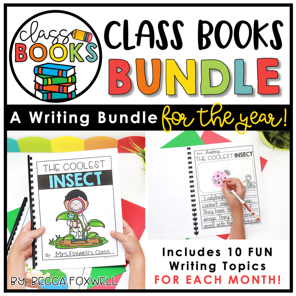 writing-center-activities-class-books-bundle