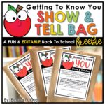 Getting To Know You First Week Of School Activity - Foxwell Forest