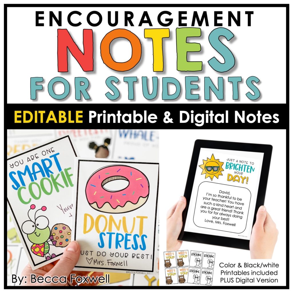 Encouaging Notes encouragement-notes-for-students-1 - Foxwell Forest