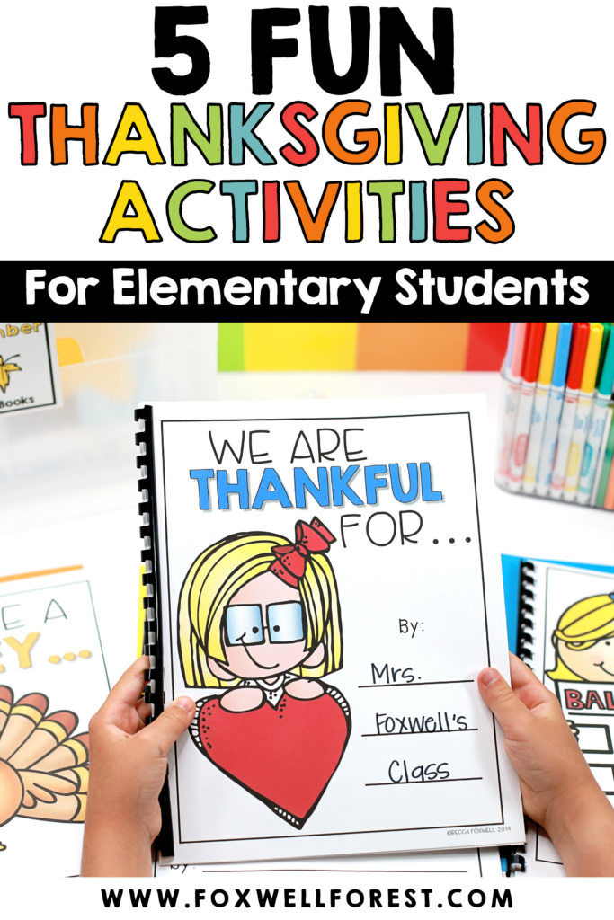 fun Thanksgiving activities for elementary students