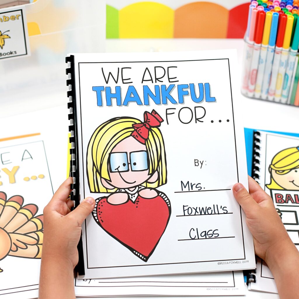 November class books for Thanksgiving writing