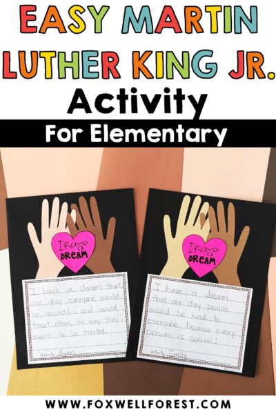 easy Martin Luther King jr activities for elementary