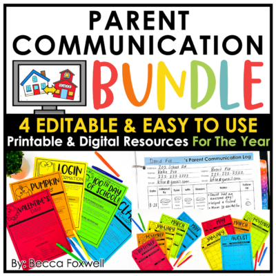 parent communication log newsletter templates notes for parents