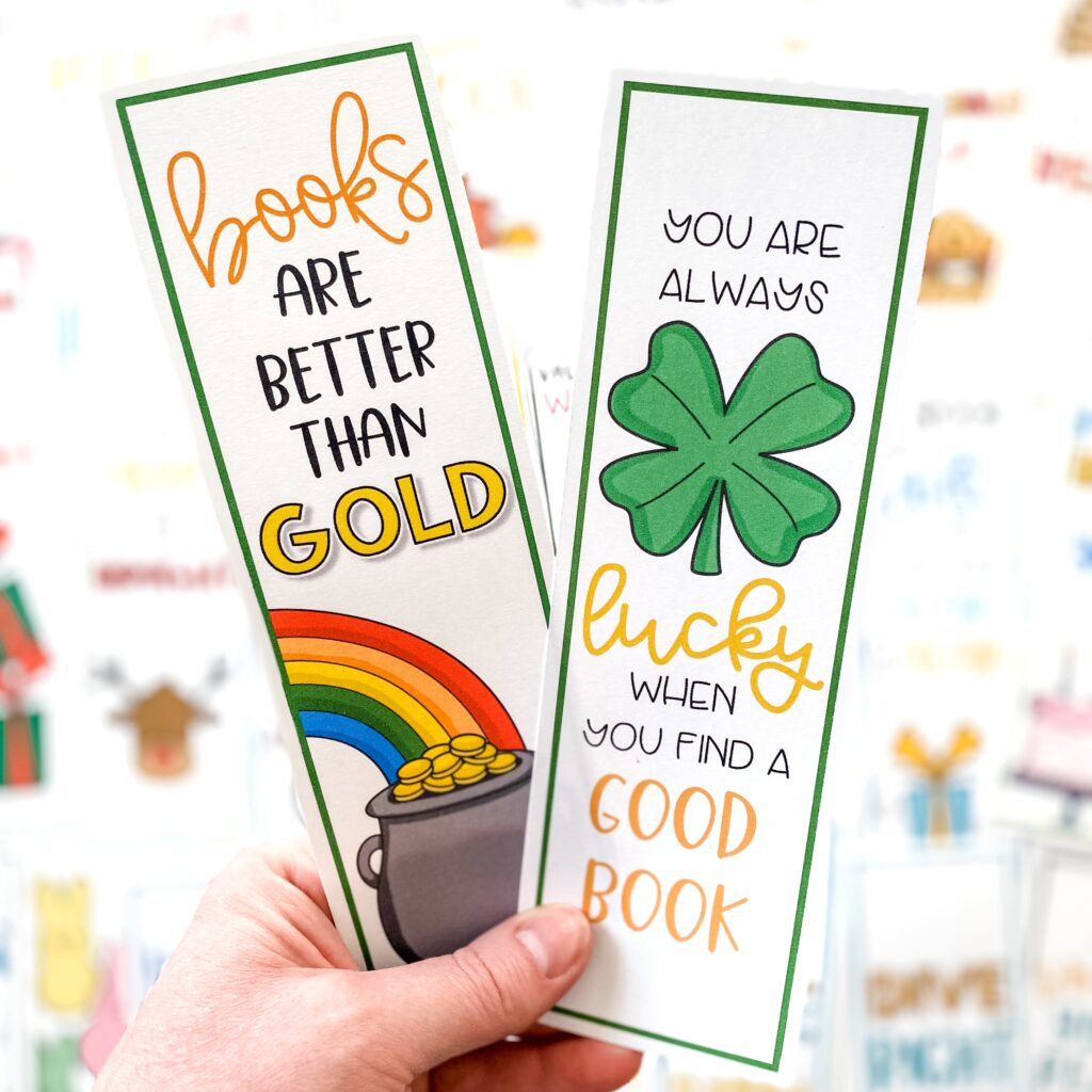 march-bookmarks St. Patrick's Day activities